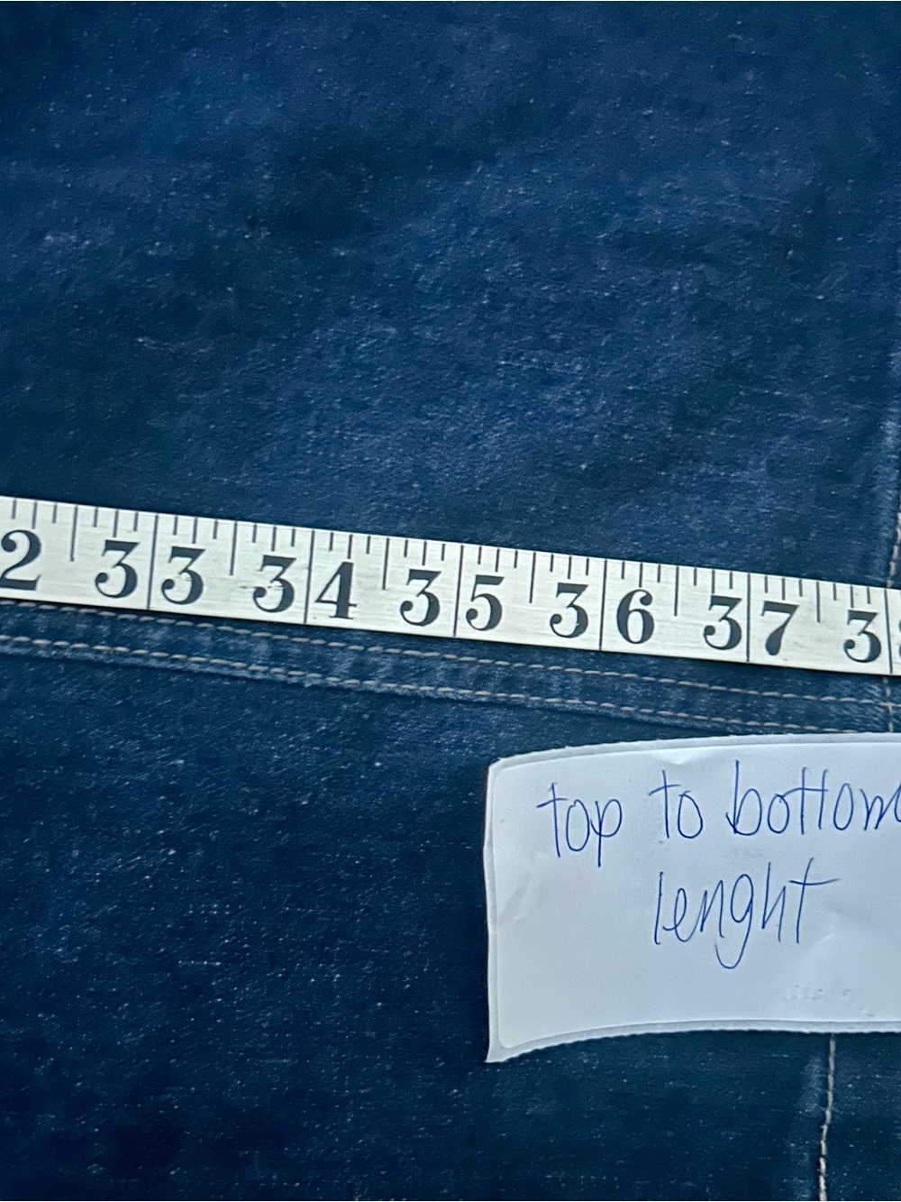 Y2K Lois Denim Maxi Skirt Made in Canada Dark Wash Size 5 - Picture 12 of 12